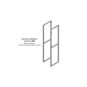 Estructura metálica para mueble auxiliar Link